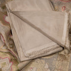 Mul Chanderi Cream Unstitched Salwar Material With Dupatta 02