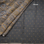 Semi Linen Multi Colour Floral Printed Saree