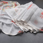 Semi Linen Grey Floral Printed Saree 05
