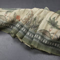 Semi Linen Pista Green Printed Saree