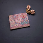 Semi Linen Light Brown Printed Saree