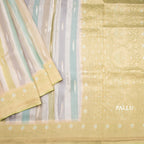 Tissue Banaras Multi Colour Zari Worked Saree 03
