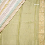 Tissue Banaras Multi Colour Zari Worked Saree 03