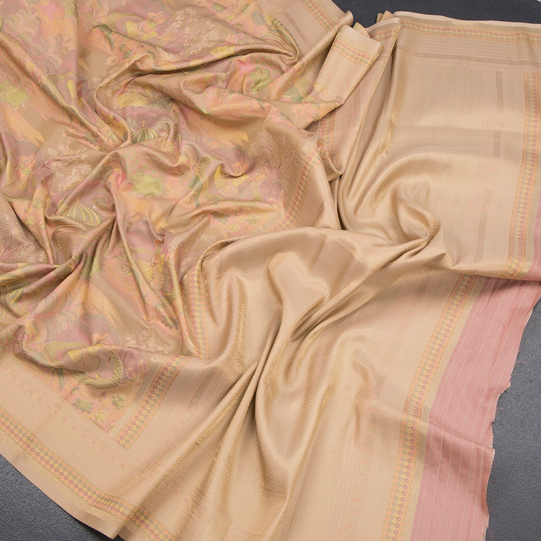 Banaras Multi Colour Thread Work Saree