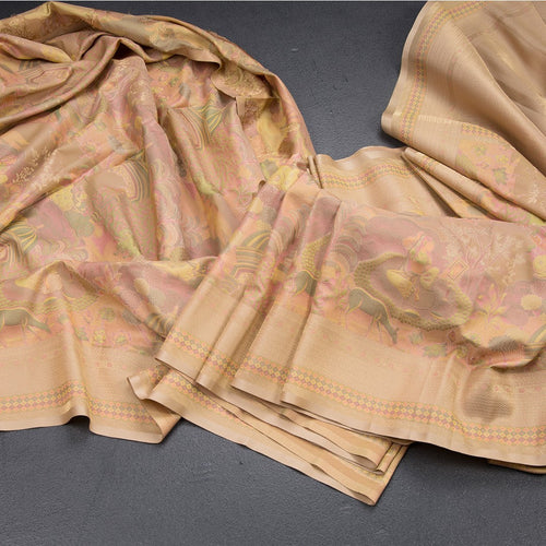 Banaras Multi Colour Thread Work Saree