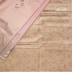 Organza Multi Colour Zari Stripes With Thread Work Saree 03