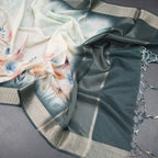 Kota Cream Floral Printed Saree With Zari Border 04