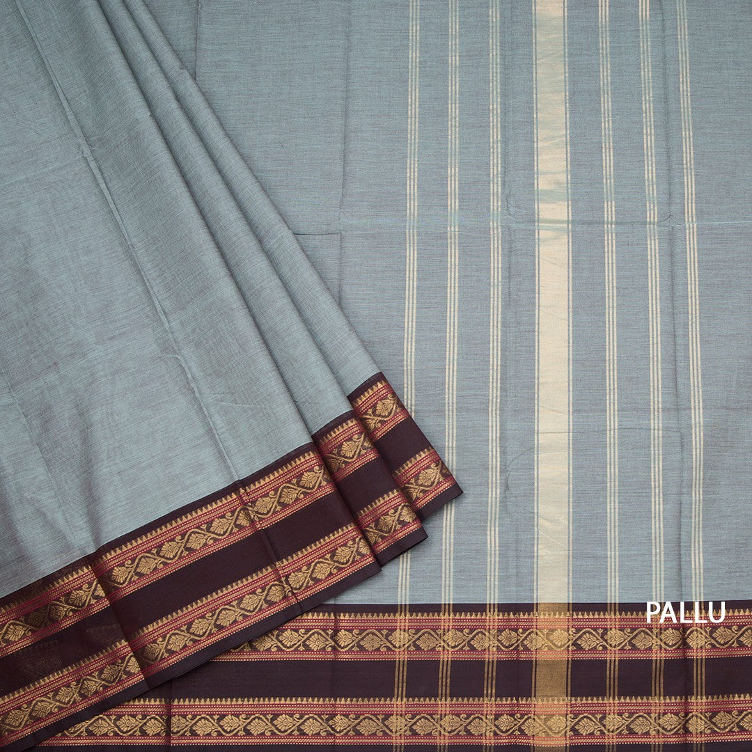 Kanchi Cotton Shot Colour Plain Saree And Rettapet Border