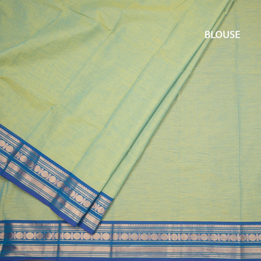 Kanchi Cotton Shot Colour Plain Saree And Zari Border