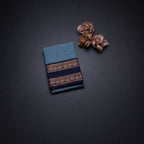 Kanchi Cotton Light Blue Plain Saree And Rettapet Border