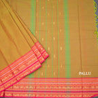 Kanchi Cotton Shot Colour Saree With Zari Buttas And Zari Border 02