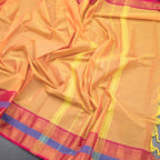 Kanchi Cotton Shot Colour Saree With Zari Buttas And Rettapet Border 02 - Kumaran Silks