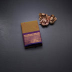 Kanchi Cotton Shot Colour Saree With Thread Buttas And Zari Border 05