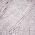 Raw Silk Multi Colour Printed Saree With Thread Border
