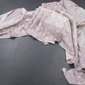 Raw Silk Multi Colour Printed Saree With Thread Border