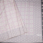 Raw Silk Multi Colour Printed Saree With Thread Border 02