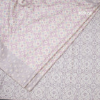 Raw Silk Multi Colour Printed Saree With Thread Border 02
