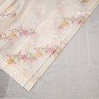 Kota Cream Floral Thread Work Saree 02