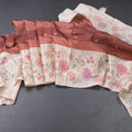 Raw Silk Multi Colour Saree With Zari Buttas And Printed Border