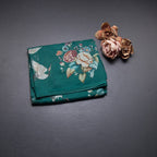 Kota Forest Green Borderless Printed Saree