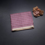 Semi Raw Silk Multi Colour Printed Striped Saree 03