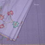 Kota Lavender Floral Printed Saree