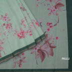 Kota Mint Green Floral Printed Saree