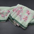 Kota Mint Green Floral Printed Saree