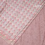 Raw Silk Multi Colour Printed Saree With Thread Border 05