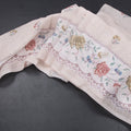 Linen Cream Floral Printed Saree