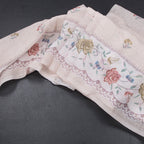 Linen Cream Floral Printed Saree