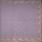 Kota Lavender Floral Thread Work Saree
