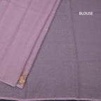 Kota Lavender Floral Thread Work Saree