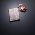 Semi Raw Silk Cream Floral Printed Saree 07