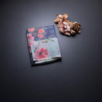 Kota Dark Blue Floral Printed Saree