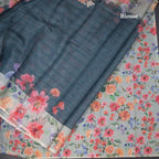 Kota Teal Green Floral Printed Saree