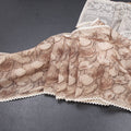 Semi Linen Light Brown Printed Saree And Thread Pallu