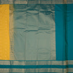 Art Silk Mango Yellow Zari Worked Saree