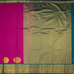 Art Silk Magenta Pink Zari Worked Saree