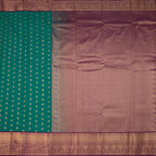 Art Silk Green Zari Worked Saree