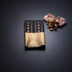 Art Silk Black Zari Worked Saree