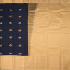 Art Silk Navy Blue Zari Worked Saree 02