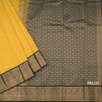 Art Silk Lemon Yellow Zari Worked Saree