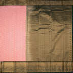 Art Silk Peach Zari Worked Saree 02