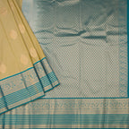 Art Silk Olive Green Zari Worked Saree
