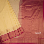Art Silk Sandal Zari Worked Saree