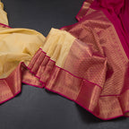 Art Silk Sandal Zari Worked Saree