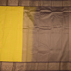 Art Silk Yellow Zari Worked Saree