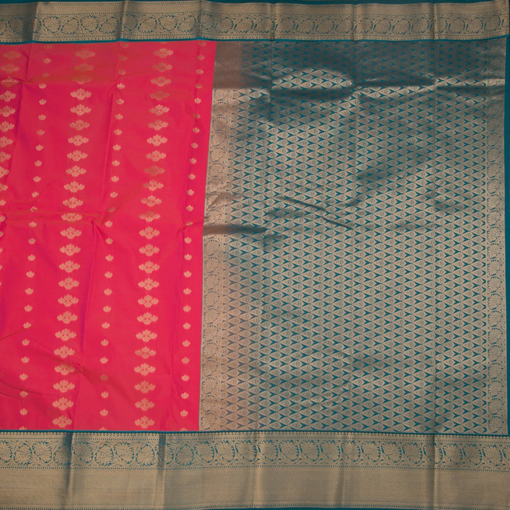 Art Silk Shot Colour Zari Worked Saree 02