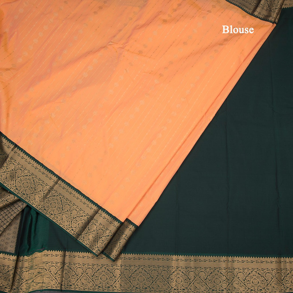 Art Silk Shot Colour Zari Worked Saree 04